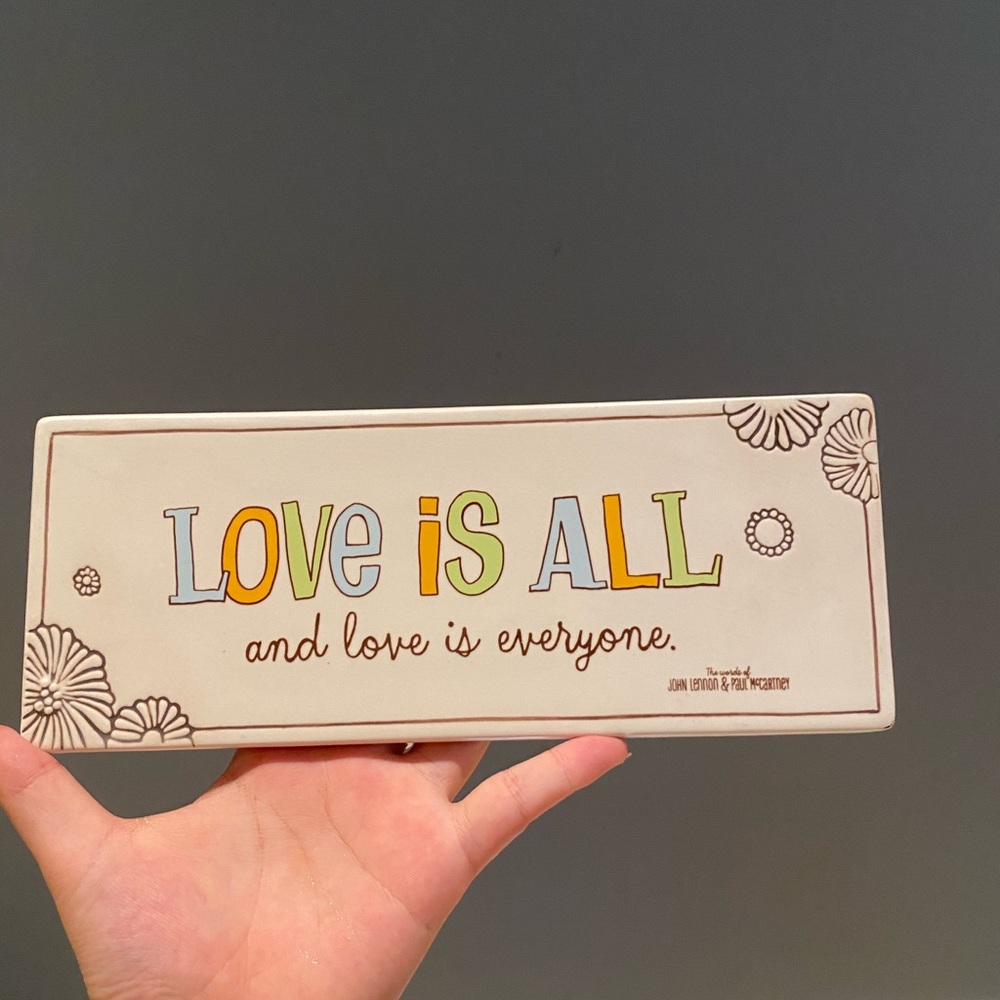 Ceramic quote board